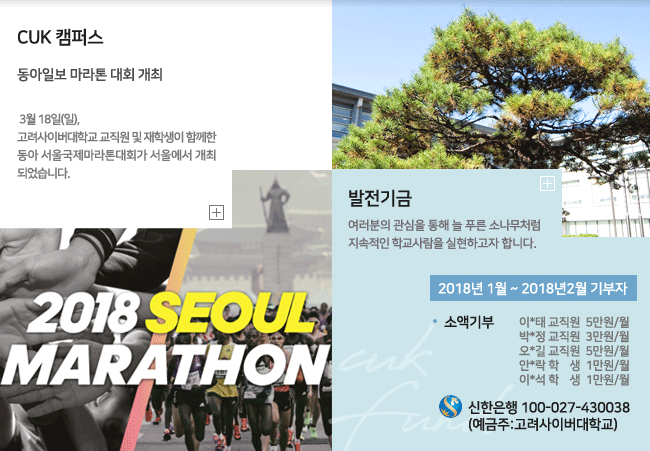 cuk캠퍼스, 발전기금