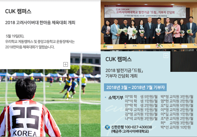 cuk캠퍼스, 발전기금